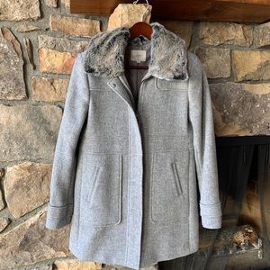 Like New LOFT Wool Peacoat